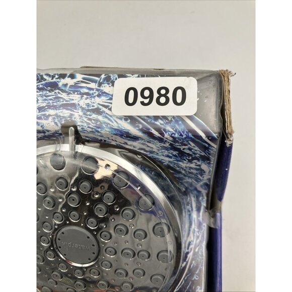 Waterpik 12-spray 5 in. High PressureDual Shower Head Brushed Nickel INCOMPLETE - Picture 7 of 7